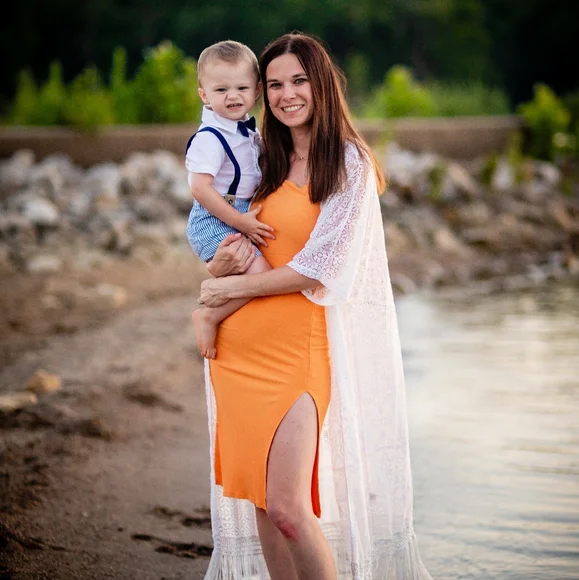Pink Lily Small Orange Dress - Picture 2 of 3